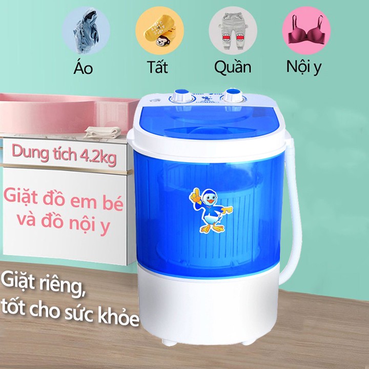 [ SỈ - LẺ ] Máy giặt quần áo giày dép mini tiết kiệm thời gian cho các mẹ [ BH - 12 Tháng]