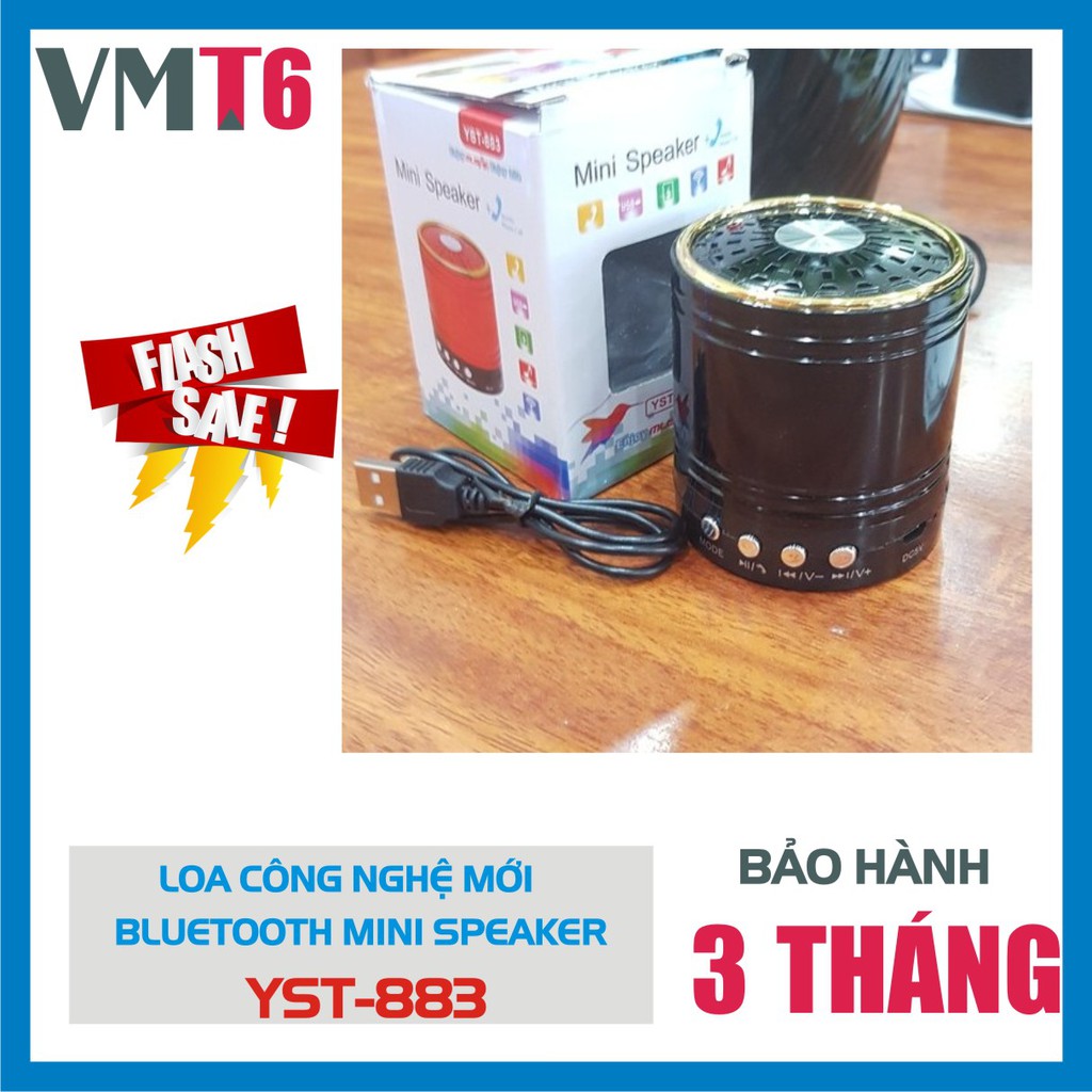 Loa bluetooth MINI - YST 883 – Vỏ kim loại - kiểu dáng cổ điển,sang trọng!