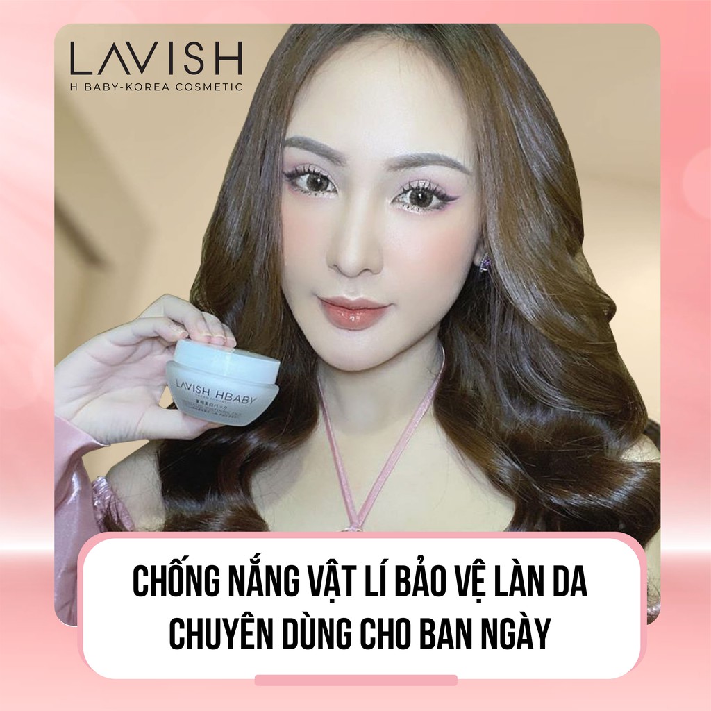 Kem dưỡng trắng ban ngày Nhau Thai Nhật Bản LAVISH H BABY 50ml