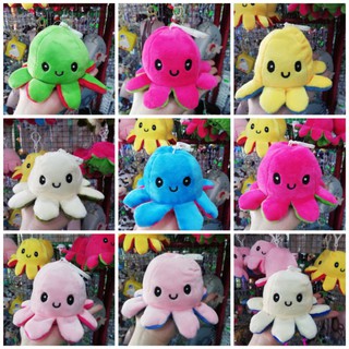 Bạch tuộc lật 2 mặt cảm xúc móc khoá size 20cm