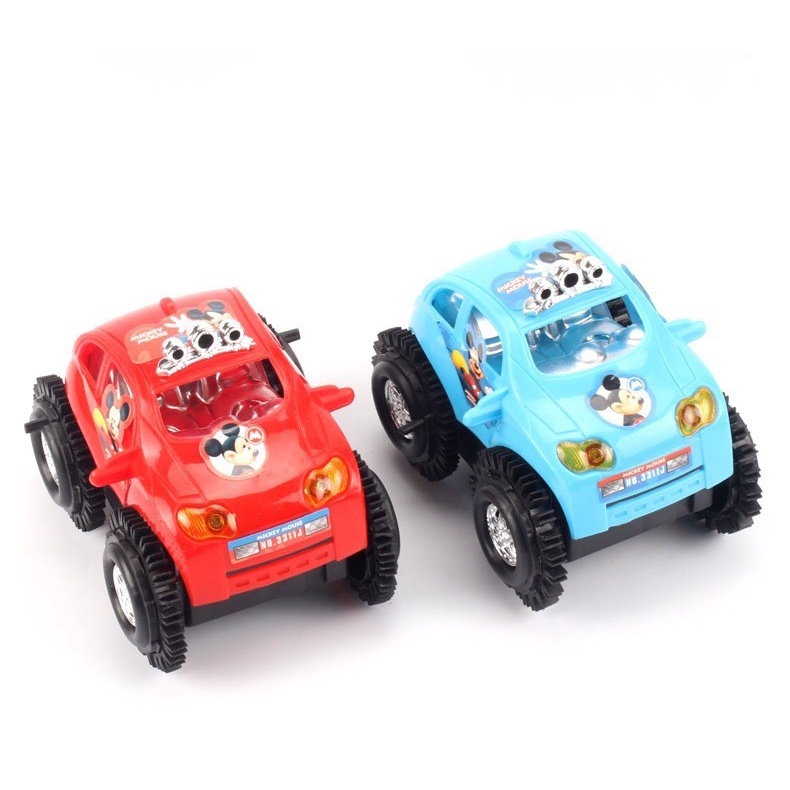 Xe hình mickey có trớn cho bé
