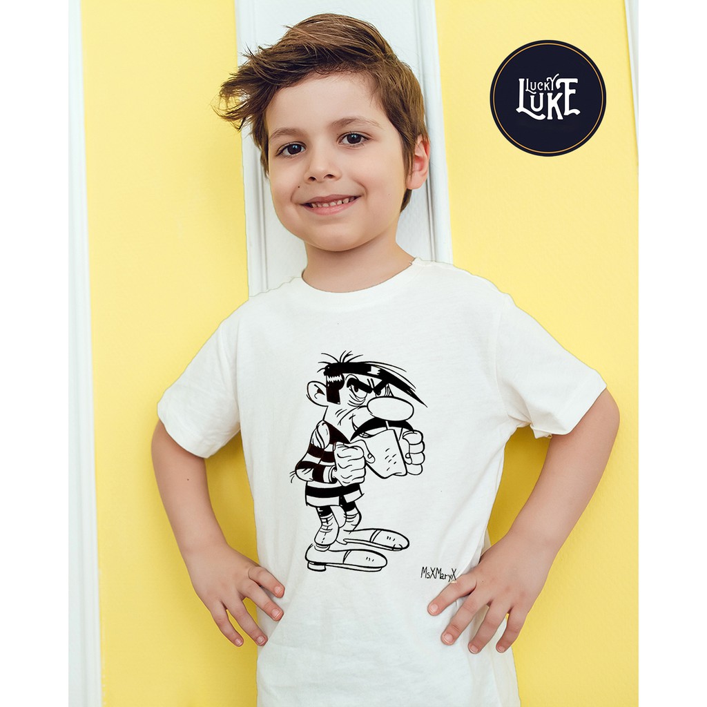Áo thun Cotton Unisex - Movie - Lucky Luke - Joe Dalton
