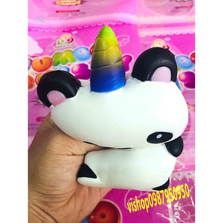 SQUISHY GẤU TRÚC 1 SỪNG CÓ CÁNH THIÊN THẦN