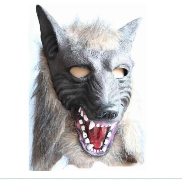 Mặt nạ hóa trang Halloween hình chó sói vui nhộn-u44 JL-1164 Xsp19