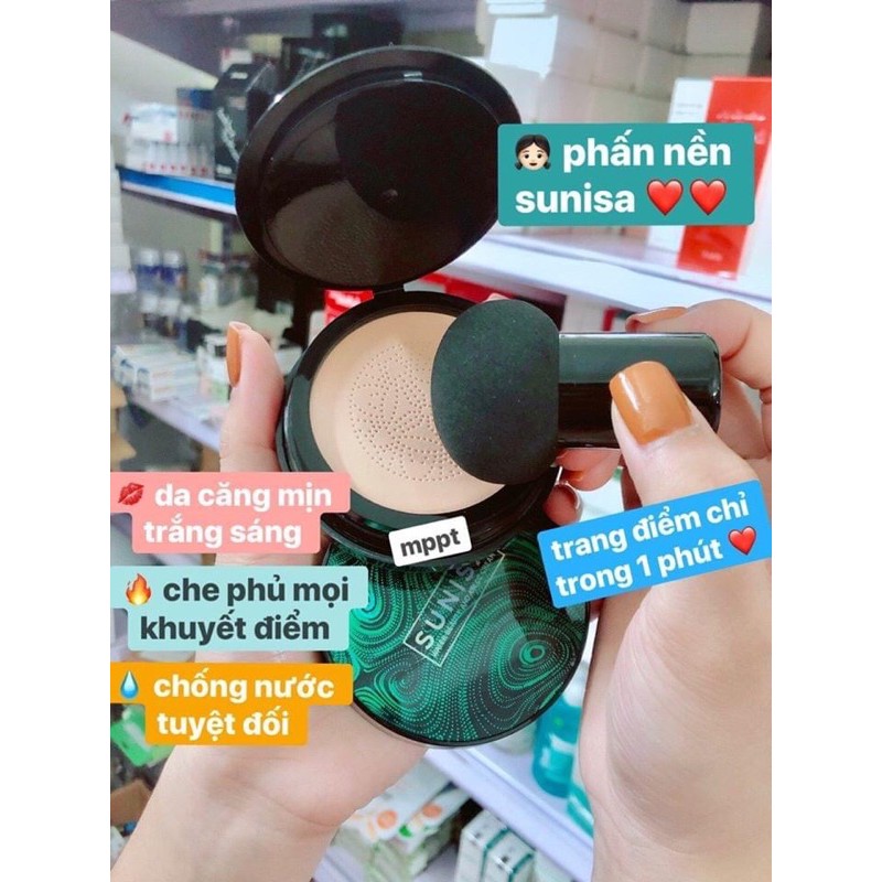 Phấn nước Sunisa siêu mềm mịn, che khuyết điểm hoàn hảo | BigBuy360 - bigbuy360.vn