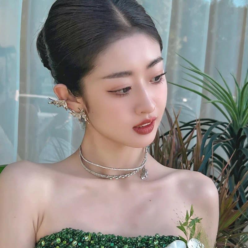 Cặp kẹp tai bướm bạc 60k