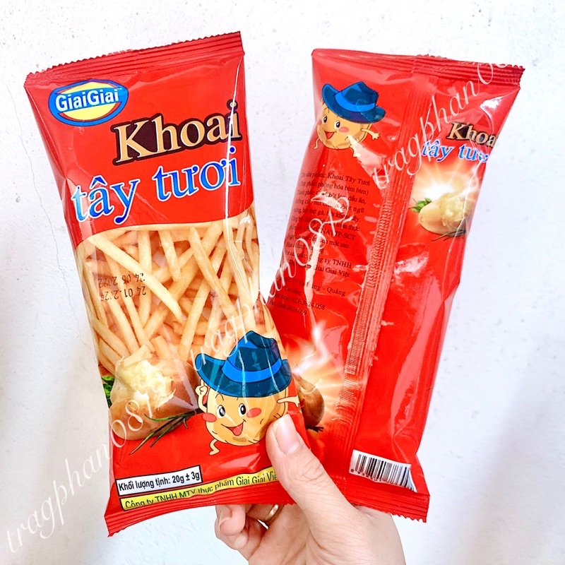 Snack khoai tây tươi Giai Giai (gói 20g)