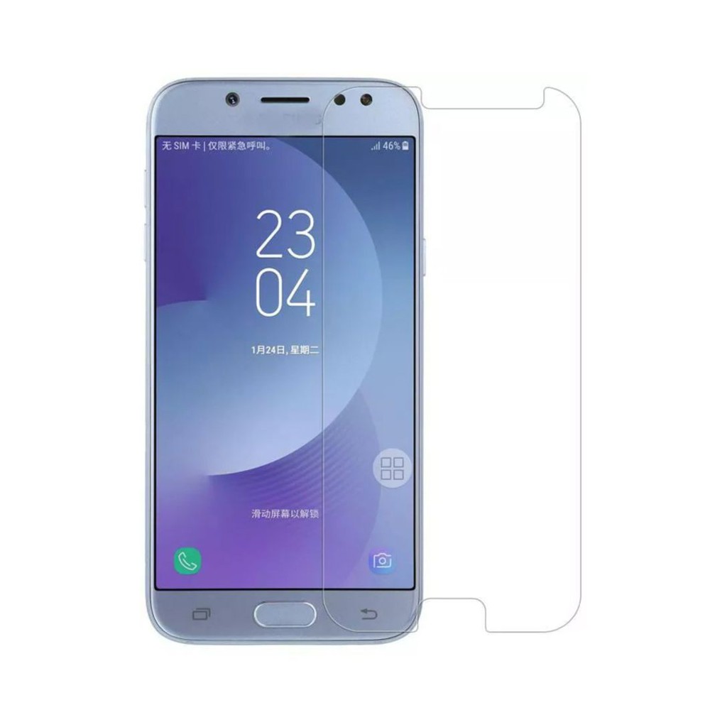 Kính cường lực Samsung J7 pro/ j7 prime/ j7 plus 2,5D trong suốt, tặng giấy lau màn hình