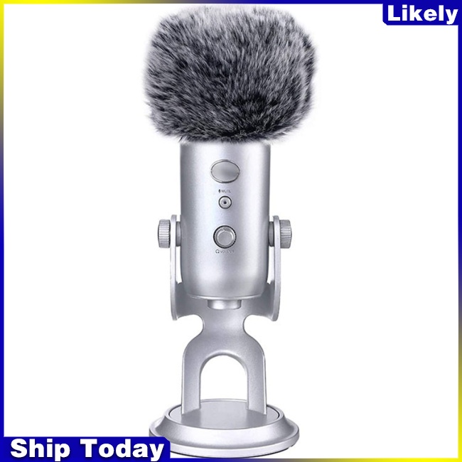 Vỏ Bọc Bảo Vệ Micro Bằng Vải Lông Cho Blue Yeti Condenser