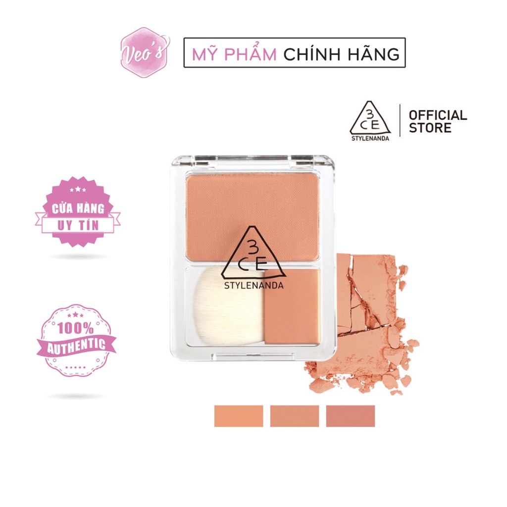 [CLEAR LAYER EDITION] Phấn Má Dạng Phấn 3CE Blush Blusher