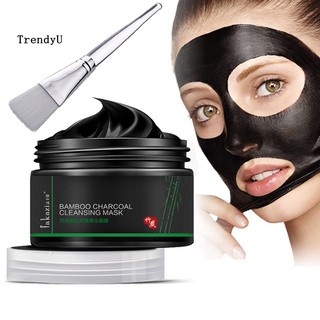 Mặt nạ than tre lột mụn đầu đen/cọ quét mặt nạ làm sạch sâu da mặt