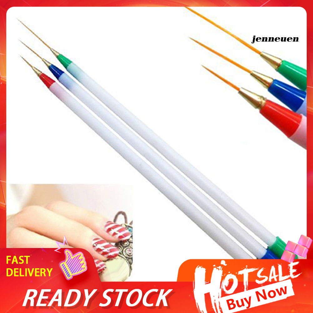 [Hàng Mới Về] Set 3 Bút Cọ Vẽ Trang Trí Móng Diy Chuyên Dụng