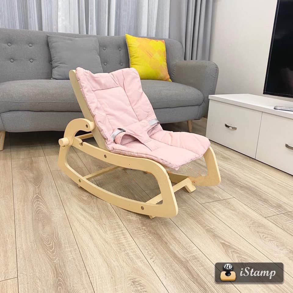 Ghế rung và bập bênh đa năng cho bé ROCKING CHAIR vừa ngồi chơi, vừa ru ngủ , và limit các công dụng