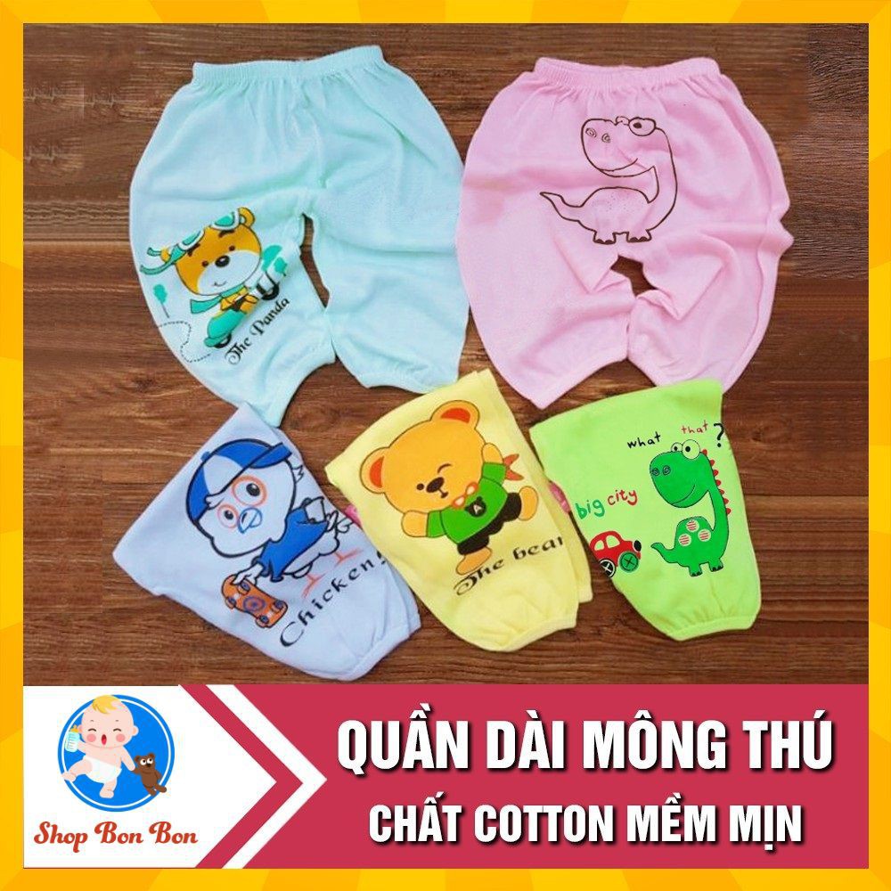 Combo 10 quần dài Mông thú cho bé trai/bé gái