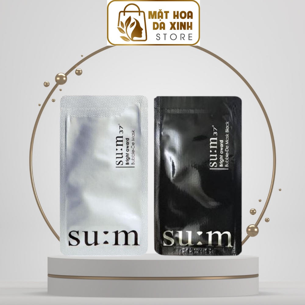 Mặt nạ thải độc Sum 37 Hàn Quốc - Mask Sủi Bọt Hút Chì