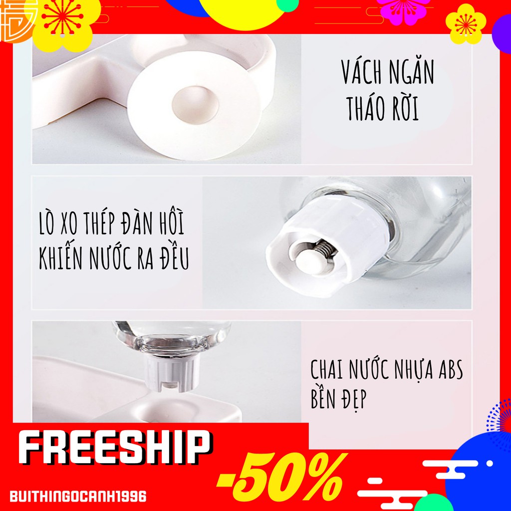 BÁT ĂN KÈM BÌNH NƯỚC TỰ ĐỘNG CHO CHÓ MÈO