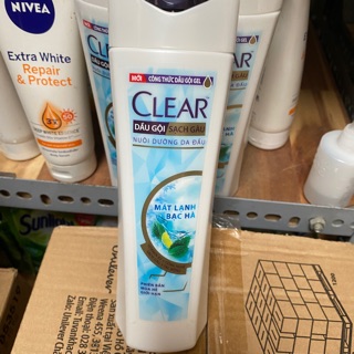 Dầu gội clear bạc hà 340g