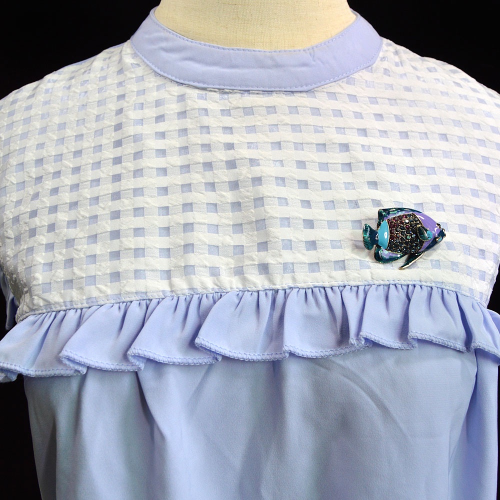 Trâm cài áo hình cá hề phong cách vintage sáng tạo