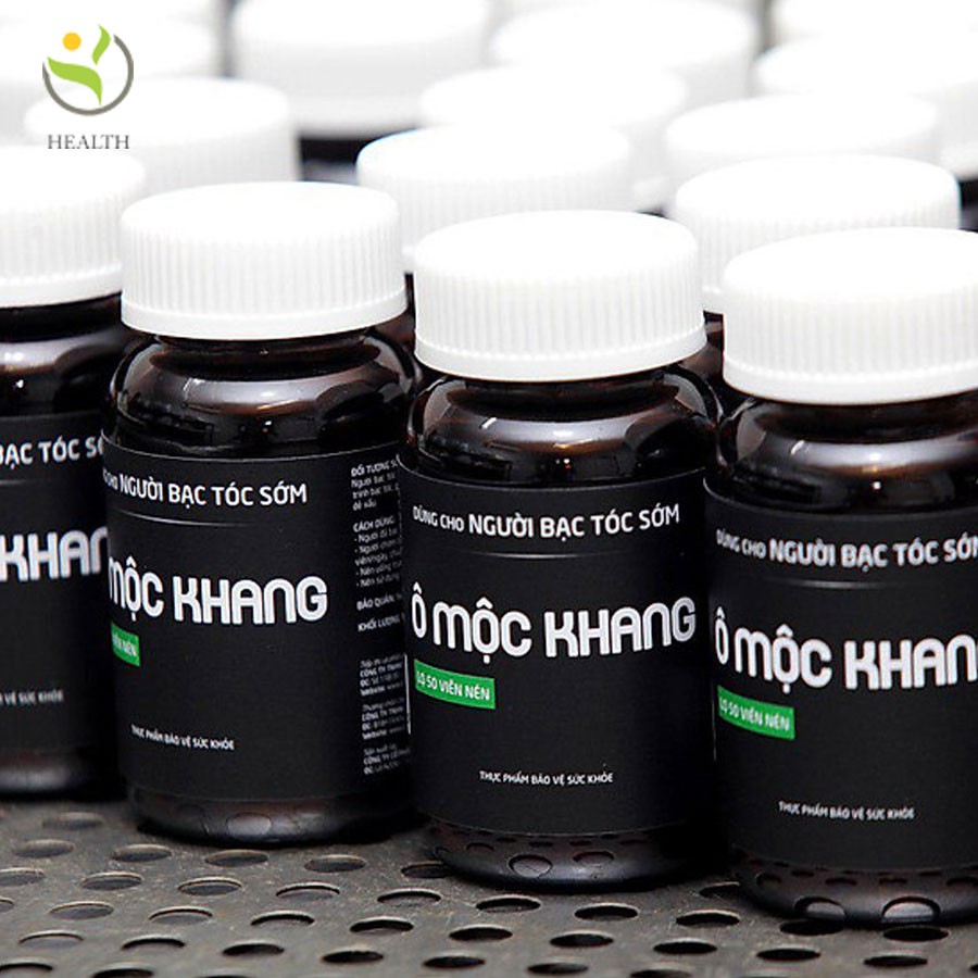 Viên uống Ô Mộc Khang giảm bạc tóc sớm, chống lão hóa 100 viên - Healthy Pharmacy