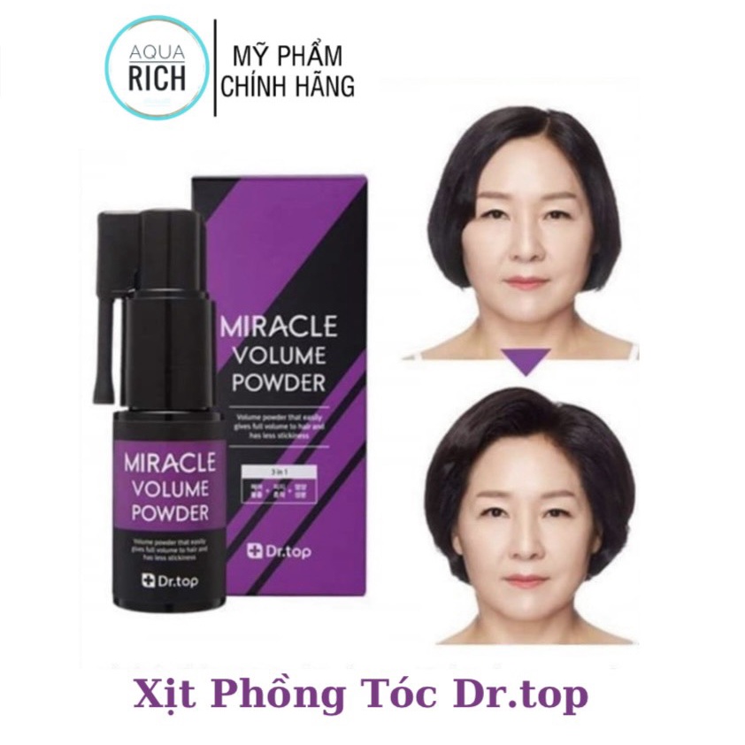 Xịt phồng tóc Dr.Top Miracle Volume Powder 3,5g