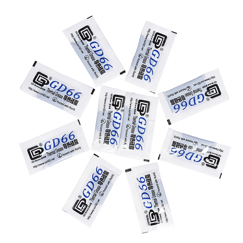 Set 10 tuýp kem tản nhiệt cao cấp bằng silicone GD66