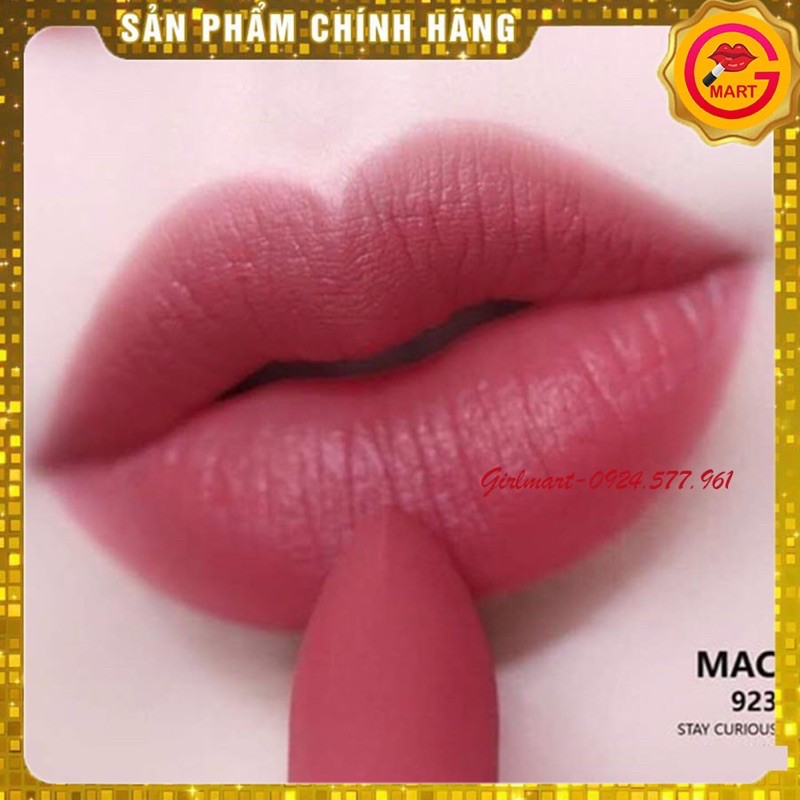 [CAM KẾT] Son MAC Powder Kiss Màu 923 Stay Curious Đỏ Cam Đất