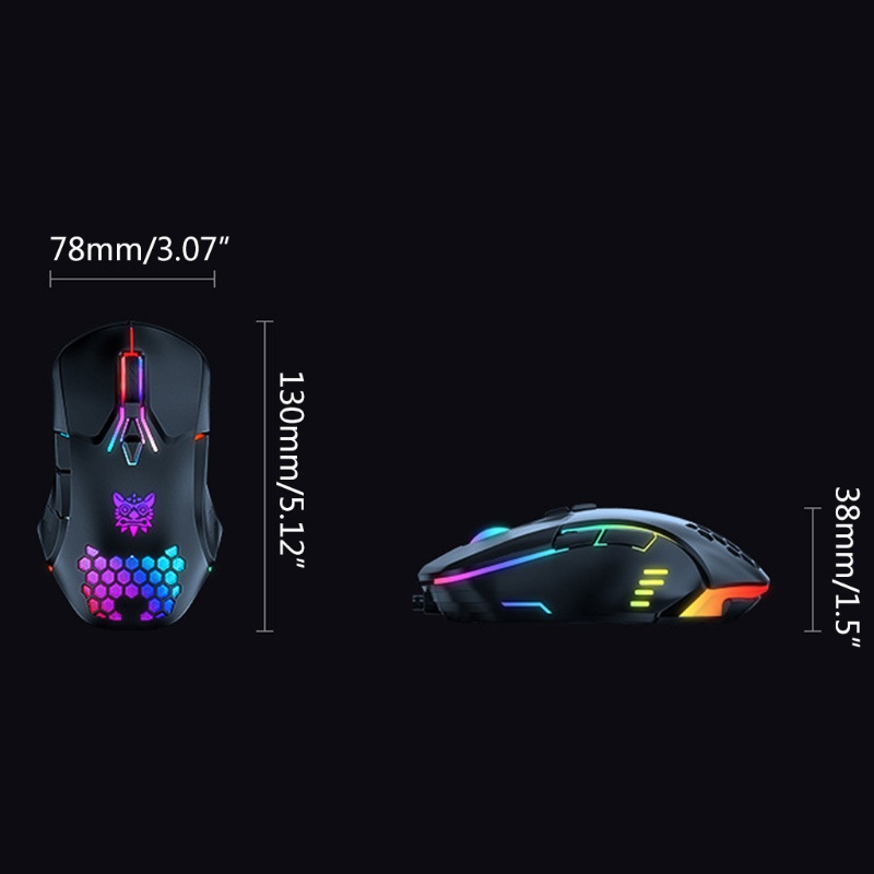 Chuột Quang Chơi Game 7 Nút Bấm Có Đèn Nền