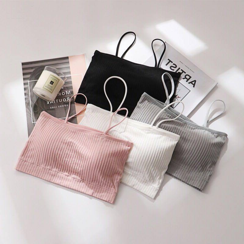 Áo bra ống 2 dây có mút đệm tiện lợi cho nữ | BigBuy360 - bigbuy360.vn