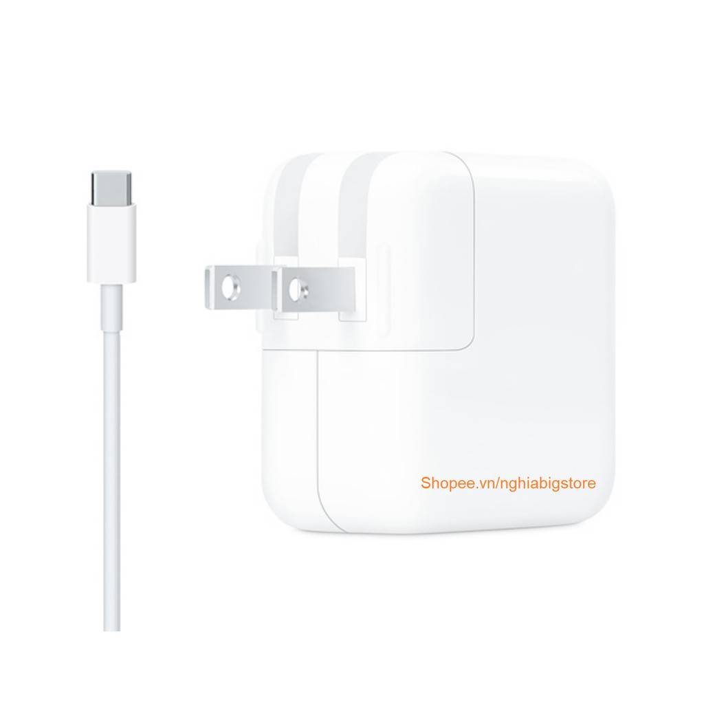 Adapter 29W Cáp USB-C Sạc Cho MacBook Retina 12"; Sạc Nhanh iPhone, iPad - GrabExpress Tp.HCM
