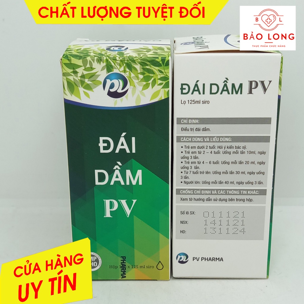 Siro Đái Dầm PV - Chai 125 ml điều tri đái dầm