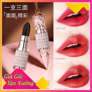 Son môi 3 màu AGAG dưỡng ẩm lâu trôi nội địa Trung [hottrent]