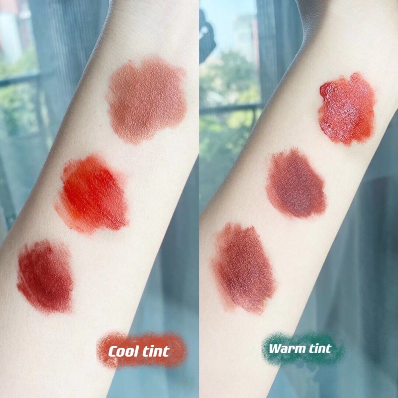 Set 3 Cây Son Kem Lì Best Cool Tint & Best Warm Tint Phiên Bản Mini Màu Siêu Đẹp Mịn Lì Lâu Trôi