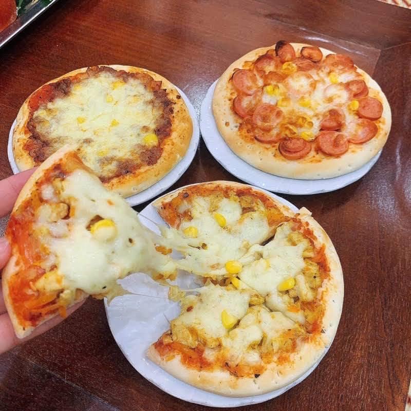 Pizza 16cm với 5 vị ngon ngon