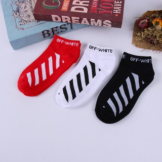 Vớ ngắn UNISEX OFF WHITE - V97