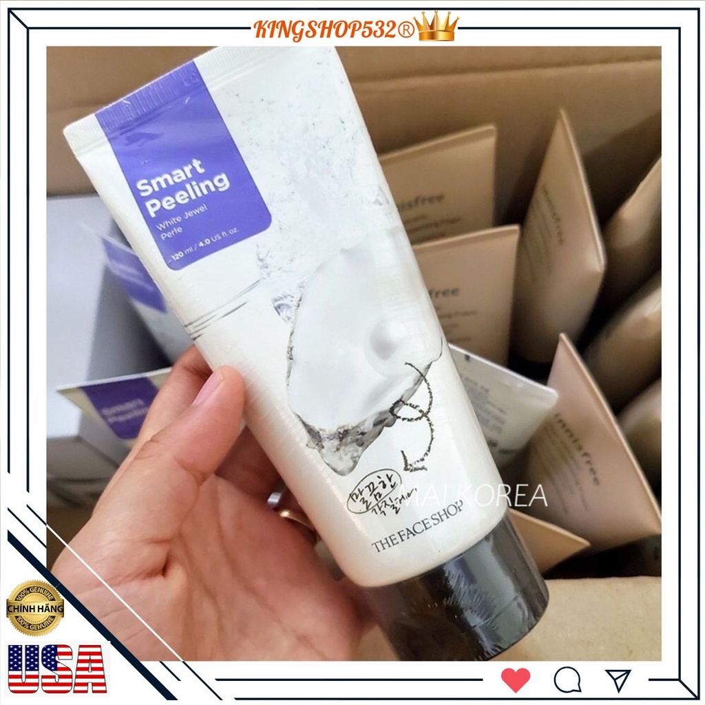 [𝗕𝗜𝗚𝗦𝗔𝗟𝗘] TẨY DA CHẾT NGỌC TRAI THE FACE SHOP Chính Hãng [CHÍNH HÃNG] [FREESHIP]