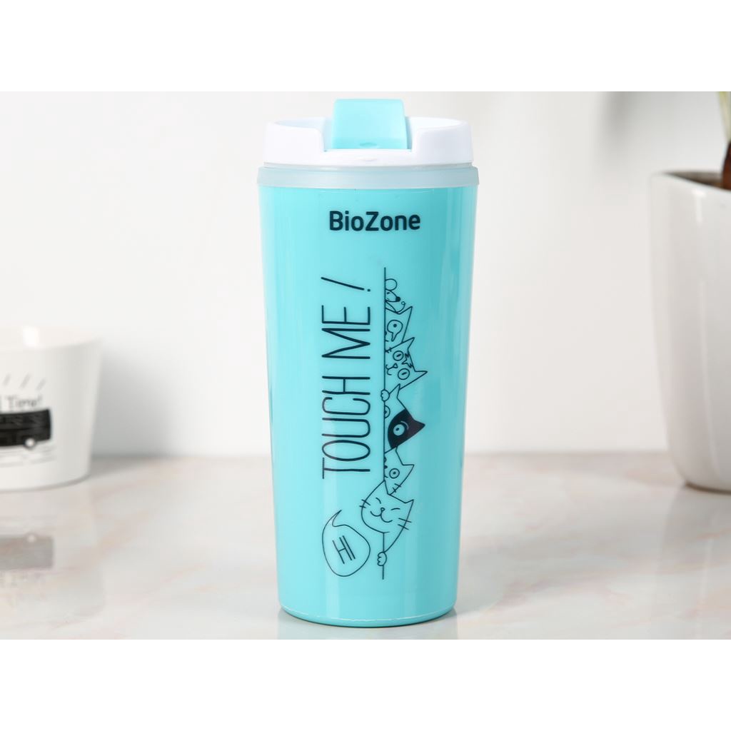 Bình Cách Nhiệt BIOZONE 500 ml KB-WA500P màu Trắng Xanh, Trắng Đỏ