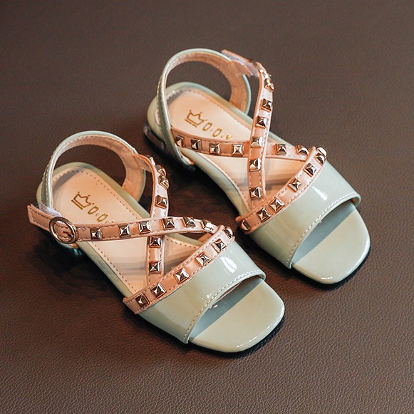 dép sandal bé gái size 27-37 da mềm siêu chất