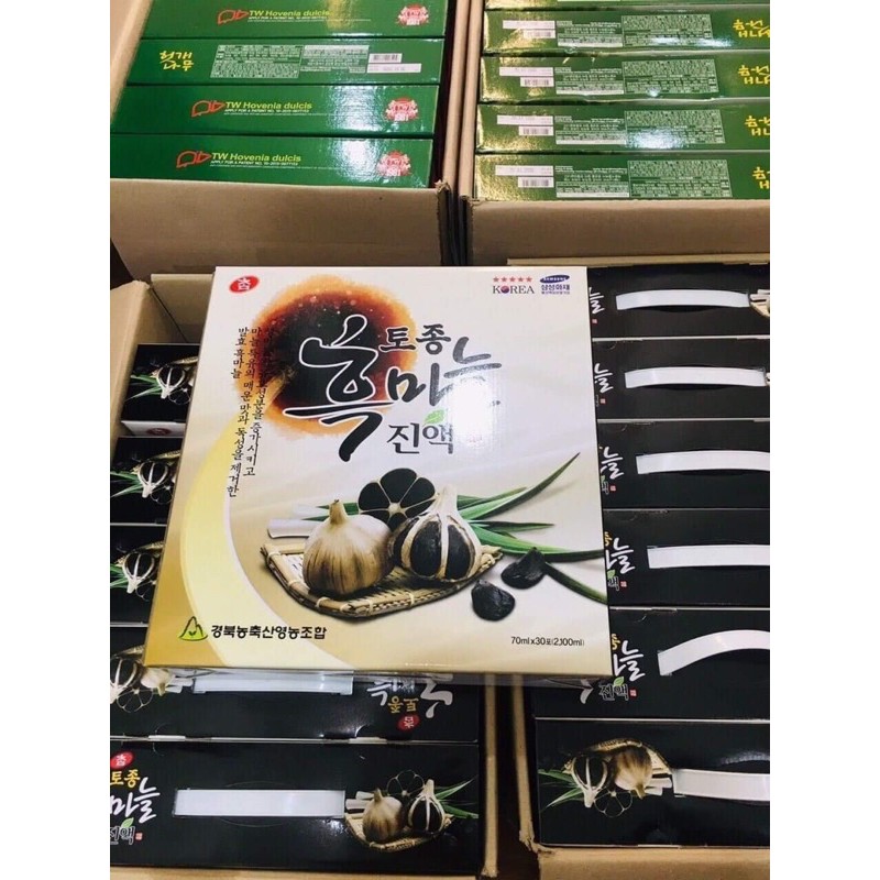 [HÀNG MỚI VỀ] Nước Tinh chất tỏi đen hàn quốc - Cham Korean Traditional Black Garlic