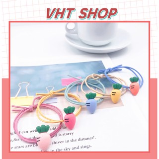 Dây buộc tóc nữ, dây cột tóc chun buộc tóc nữ cà rốt dễ thương thời trang Hàn Quốc P67 - VHT SHOP