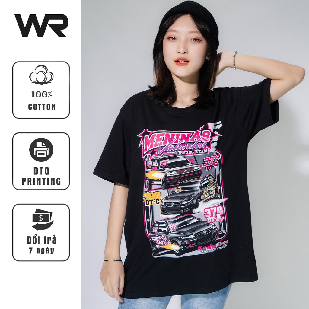 Áo thun unisex siêu xe Meninas Racing team streetwear | BigBuy360 - bigbuy360.vn