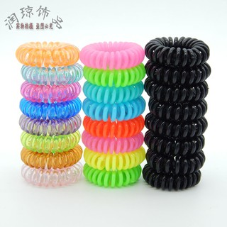 Set 10 dây cột tóc dạng lò xo mini nhiều màu