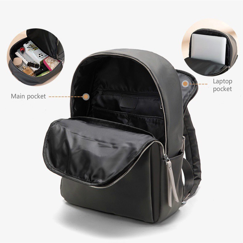 MINGKE Balo Đựng Laptop 13 14 15.6 Inch Chống Sốc Chống Thấm Nước Phong Cách Công Sở Cho Nữ