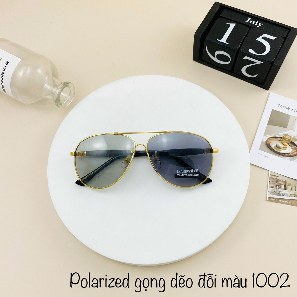 Mắt Kính Thời Trang Nam Cao Cấp ARM1002, Gọng Kính Dẻo Có Thể Bẻ Cong, Tròng Kính Polarized Chống Tia UV