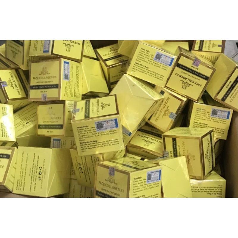 Kem Face Collagen X3 Dưỡng Trắng Da Mặt 20g.