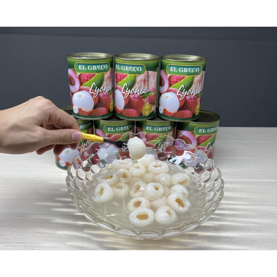 [HÀNG CHÍNH HÃNG] VẢI NGÂM đóng hộp thương hiệu El Greco 565g_FREESHIP | BigBuy360 - bigbuy360.vn