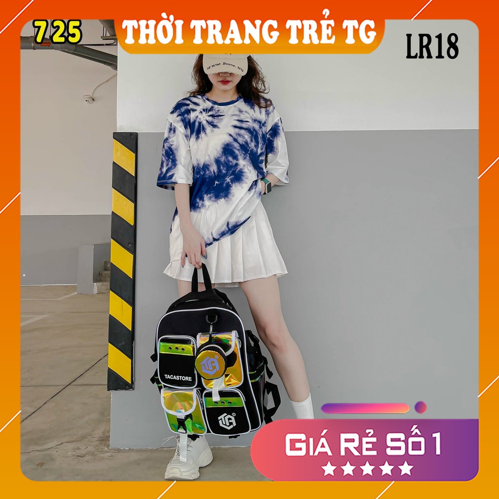 Áo thun loang màu 𝑭𝒓𝒆𝒆𝒔𝒉𝒊𝒑 Áo phông unisex LR18 vải cotton xượt poli co giãn thấm hút tốt, không xù lông