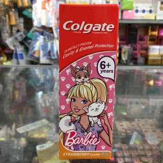 Kem đánh răng cho bé Colgate Barbie hương dâu 80g