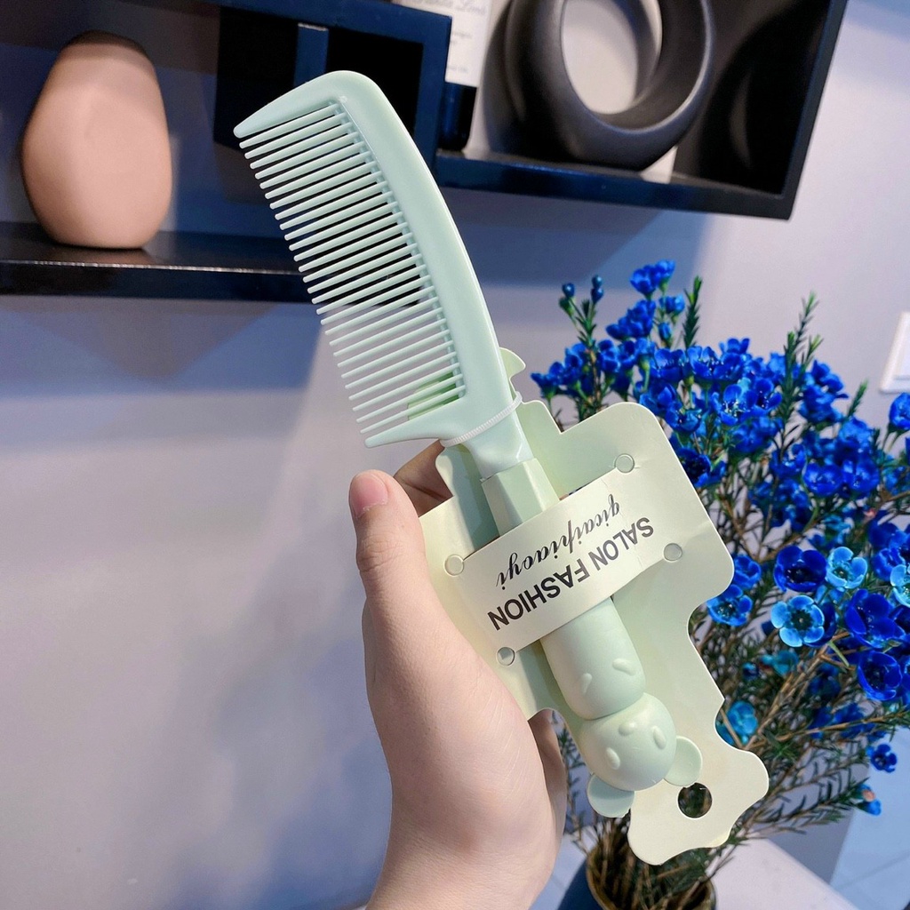 Lược chải tóc tay cầm hình thú dễ thương chống tĩnh điện