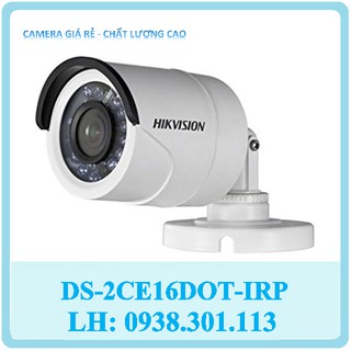 Camera hd-tvi hồng ngoại 2.0 megapixel hikvision ds-2ce16d0t-irp chưa kèm nguồn