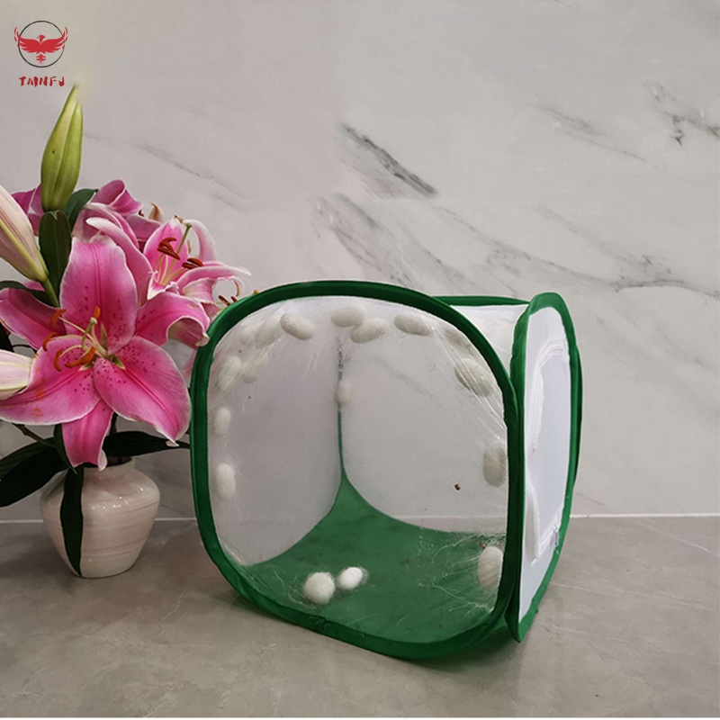 Lồng Lưới Trồng Cây/ Côn Trùng Có Khóa Kéo Siêu Bền Di Động Tiện Dụng